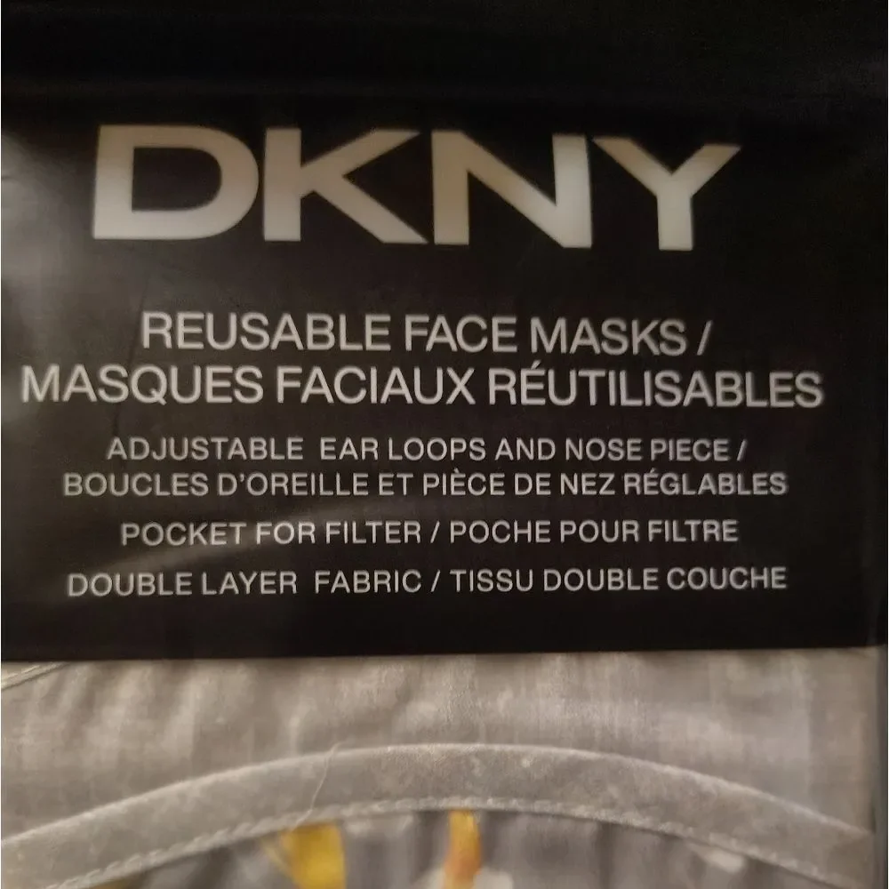 DKNY 5 pack face masks